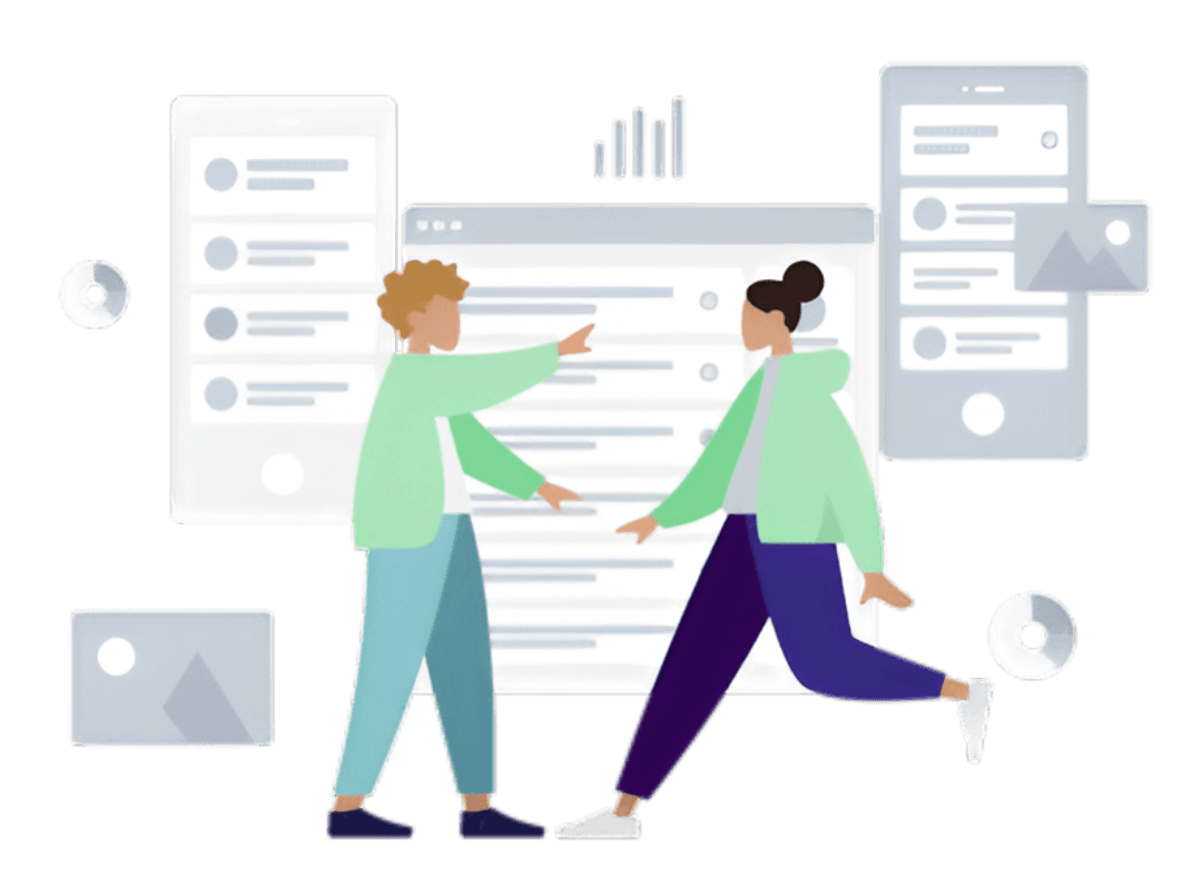 CopyTrade platform illustration